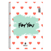 ΤΕΤΡΑΔΙΟ ΣΠΙΡΑΛ SALKO FOR YOU 17X25 60Φ*120σελ. ΘΕΜΑΤΑ 2