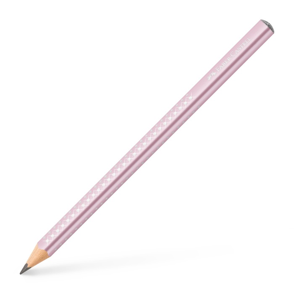 ΜΟΛΥΒΙ FABER CASTEL JUMBO SPARKLE ΡΟΖ ΜΕΤΑΛΛΙΚΟ Β 111661