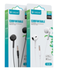 ΑΚΟΥΣΤΙΚΑ ΜΙΝΙ CELEBRAT G28 ΛΕΥΚΑ HANDSFREE 3.5mm σύνδεση, Φ10mm, 1.2m, μαύρα