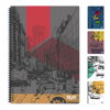 ΤΕΤΡΑΔΙΟ ΣΠΙΡΑΛ SKAG CITY LIFE 17X25 60Φ*120σελ. ΘΕΜΑΤΑ 2