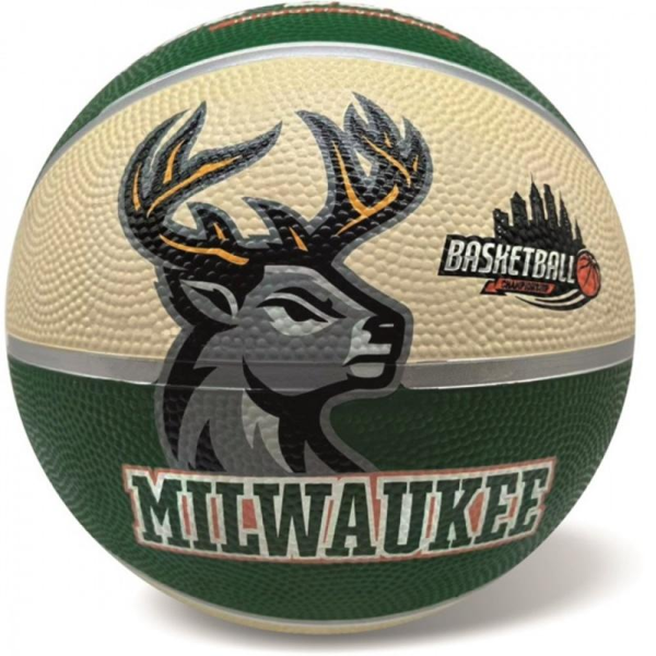 ΜΠΑΛΑ ΜΠΑΣΚΕΤ STAR MILWAUKEE Νο7 ΜΠΕΖ-ΠΡΑΣΙΝΗ