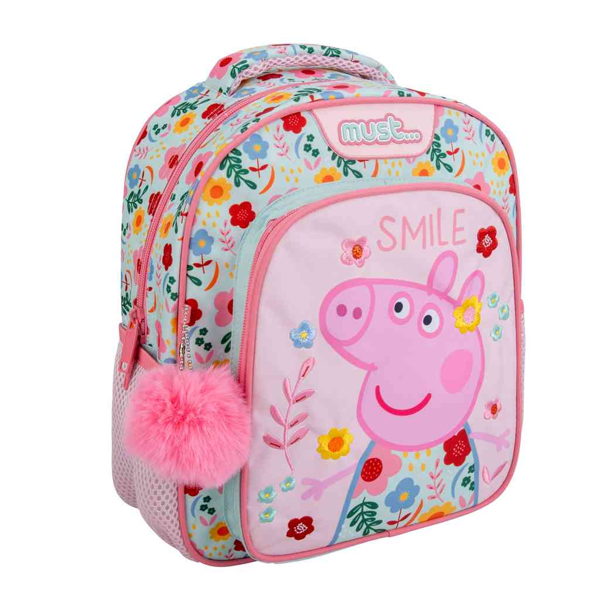 ΤΣΑΝΤΑ ΠΛΑΤΗΣ ΝΗΠΙΟΥ 27Χ10Χ31 2ΘΗΚΕΣ PEPPA PIG SMILE