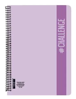 ΤΕΤΡΑΔΙΟ ΣΠΙΡΑΛ CHALLENGE PASTEL 17Χ25 2Θ ΡΙΓΕ 60Φ 70GR 36853
