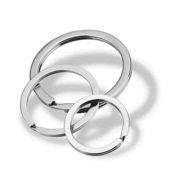 ΚΡΙΚΟΙ ΚΛΕΙΔΙΩΝ ΠΛΑΚΕ Φ25mm ΜΕΤΑΛΛΙΚΟΙ SILVER ΣΕΤ/10ΤΕΜ