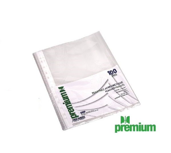 ΖΕΛΑΤΙΝΕΣ ΤΡΥΠΕΣ A4 Π ΓΥΑΛΙΣΤΕΡΗ 35MIC 235X301MM PREMIUM
