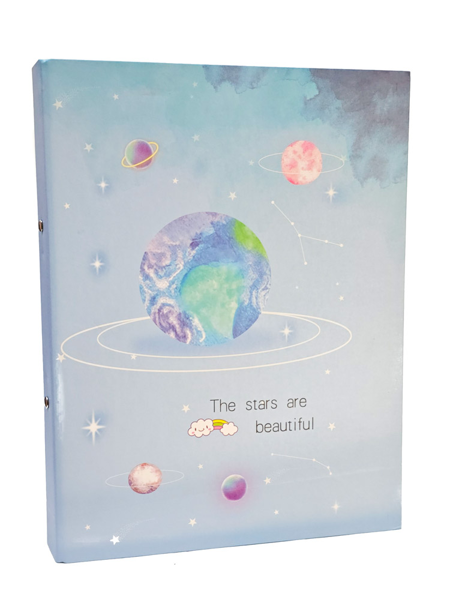 ΚΛΑΣΕΡ ΧΑΡΤΙΝΟ Α4 4X24X32cm 2 ΚΡΙΚΟΙ PLANETS