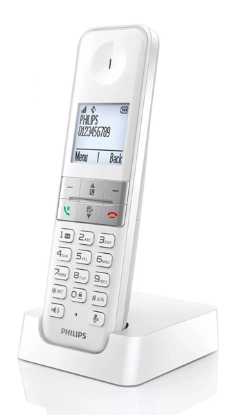 ΤΗΛΕΦΩΝΟ ΑΣΥΡΜΑΤΟ PHILIPS D470 ΛΕΥΚΟ ΕΛΛΗΝΙΚΟ ΜΕΝΟΥ