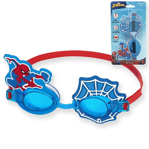 ΓΥΑΛΑΚΙΑ ΘΑΛΑΣΣΗΣ BESTWAY ΠΑΔΙΚΑ +3 ΕΤΩΝ SPIDERMAN 9102 ΣΕ ΚΑΡΤΕΛΑ
