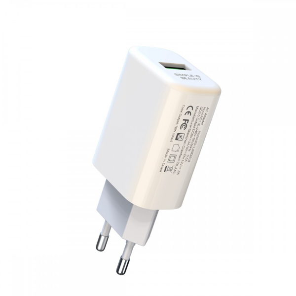 ΦΟΡΤΙΣΤΗΣ ΜΠΡΙΖΑΣ XO L85D(EU)  QC3.0 18W MAX 1xUSB