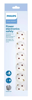 ΠΟΛΥΜΠΡΙΖΟ PHILIPS SPN1162WA, 6x schuko 16A, 2m, λευκό