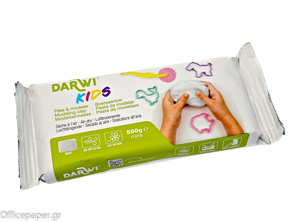 ΠΗΛΟΣ DARWI 500gr KIDS ΛΕΥΚΟΣ ΑΥΤΟΞΗΡΑΙΝΟΜΕΝΟΣ