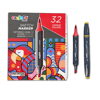 ΜΑΡΚΑΔΟΡΟΣ SKETCH CARIOCA SET 32 ΤΕΜ ΔΙΠΛΗ ΜΥΤΗ ΠΙΝΕΛΟ ΣΕ ΠΛΑΣΤΙΚΟ ΚΟΥΤΙ 45242