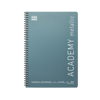 ΤΕΤΡΑΔΙΟ ΣΠΙΡΑΛ ACADEMY METALLIC 17X25cm B5 2 ΘΕΜΑΤΑ 60φ. ΑΣΟΡΤΙ
