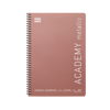 ΤΕΤΡΑΔΙΟ ΣΠΙΡΑΛ ACADEMY METALLIC 17X25cm B5 2 ΘΕΜΑΤΑ 60φ. ΑΣΟΡΤΙ