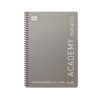 ΤΕΤΡΑΔΙΟ ΣΠΙΡΑΛ ACADEMY METALLIC 17X25cm B5 2 ΘΕΜΑΤΑ 60φ. ΑΣΟΡΤΙ