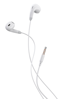 ΑΚΟΥΣΤΙΚΑ ΜΙΝΙ CELEBRAT G27 ΛΕΥΚΑ HANDSFREE 3.5mm σύνδεση, Φ14mm, 1.2m, λευκά