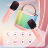ΗΧΕΙΑ KARAOKE ΦΟΡΗΤΟ Maxlife MXKS-200 Μικρόφωνο Bluetooth Karaoke με Ηχείο Ροζ