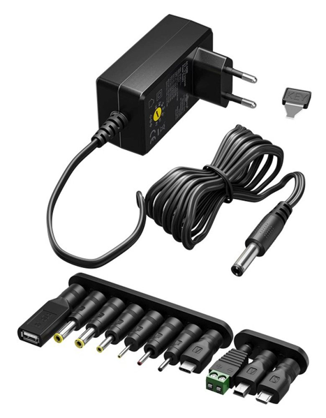 ΦΟΡΤΙΣΤΗΣ ΤΟΙΧΟΥ GOOBAY 74436 5V-15V 36W 12 tips