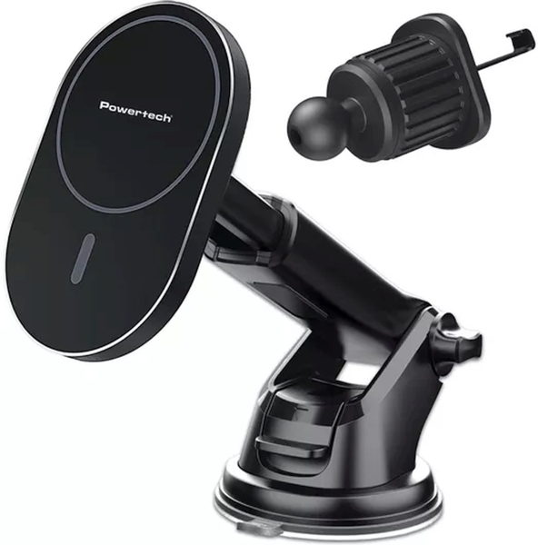 ΒΑΣΗ ΣΤΗΡΙΞΗΣ KINHTOY POWERTECH PT-1241 ΜΕ ΦΟΡΤΙΣΗ 15W ΤΑΜΠΛΟ-ΑΕΡΑΓΩΓΟΥ
