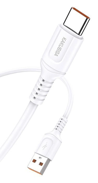 ΚΑΛΩΔΙΟ USB TO C KAKUSIGA καλώδιο USB-C σε USB KSC-805, 3A, 480Mbps, 1m, λευκό