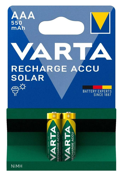 ΜΠΑΤΑΡΙΕΣ VARTA ΛΙΘΙΟΥ ΕΠΑΝΑΦΟΡΤΙΖΟΜΕΝΕΣ  R03 AAA 550mAh 2 ΤΕΜ