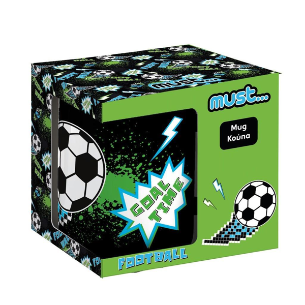 ΚΟΥΠΑ ΚΕΡΑΜΙΚΗ FOOTBALL 9.5Χ8cm 340ML  000585634
