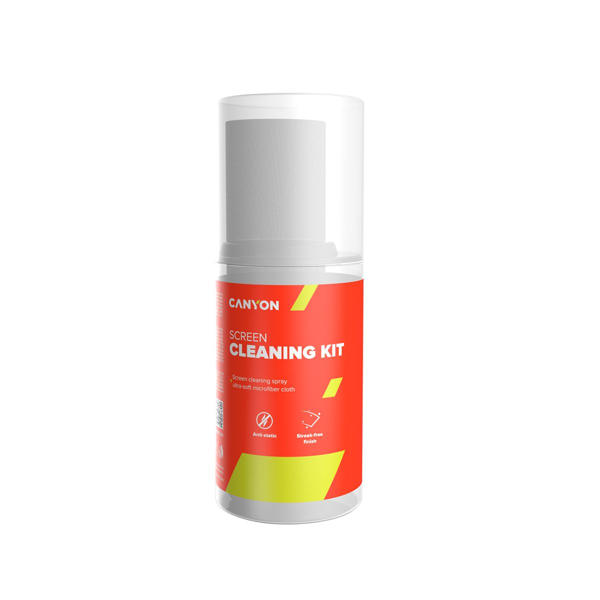ΚΑΘΑΡΙΣΤΙΚΟ ΟΘΟΝΗΣ ΣΠΡΕΥ ΚΑΙ ΠΑΝΑΚΙ CANYON 200ml CNE-CCL31
