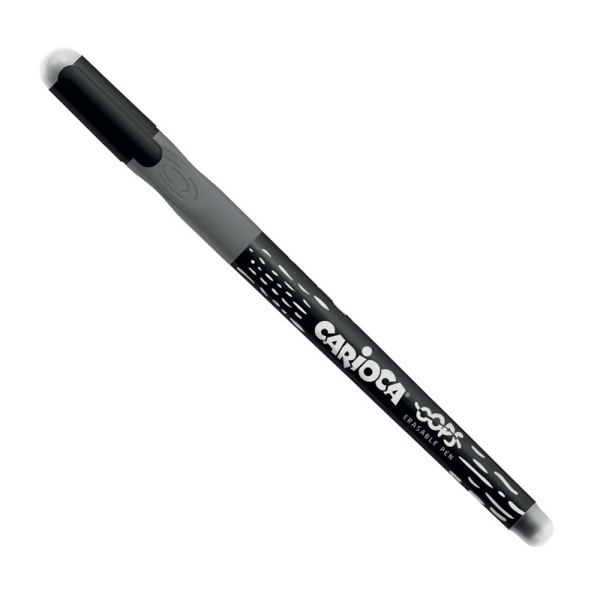 ΣΤΥΛΟ CARIOCA OOPS ERASABLE  0,7 mm  ( Fine)  ΜΑΥΡΟ 31036