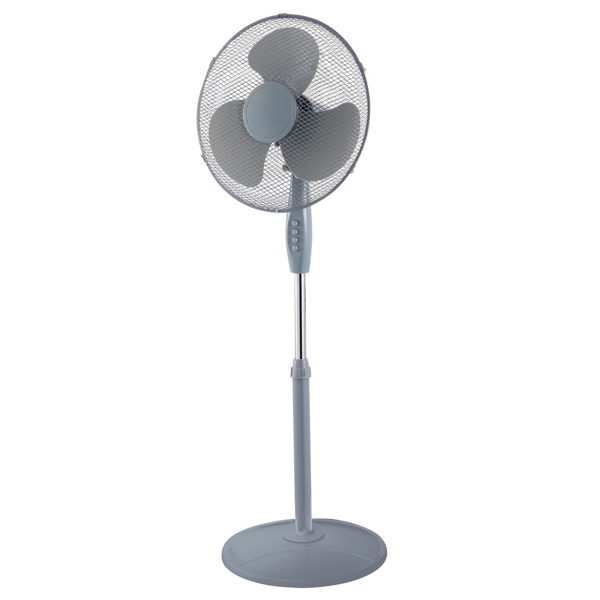 ΑΝΕΜΙΣΤΗΡΑΣ SIDIRELLA ΔΑΠΕΔΟΥ Φ40ΕΚ ΥΨΟΣ 125EK. 45WATT 3 ΤΑΧΥΤΗΤΕΣ ΚΑΙ ΠΕΡΙΣΤΡΟΦΗ ,ΓΚΡΙ Ε-4418