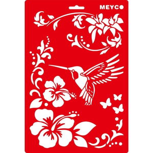 ΣΤΕΝΣΙΛ MEYCO A4 21X29EK 66045 ΠΟΥΛΙ-ΛΟΥΛΟΥΔΙΑ