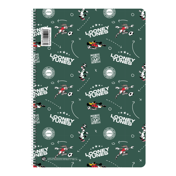ΤΕΤΡΑΔΙΟ ΣΠΙΡΑΛ SALKO LOONEY TUNES 17X25 60Φ*120σελ. ΘΕΜΑΤΑ 2 7682