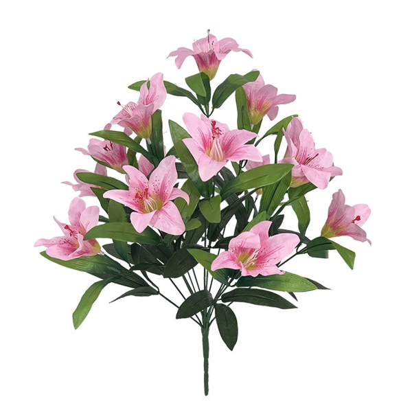 ΜΠΟΥΚΕΤΟ ΡΟΖ ΚΡΙΝΟΣ Χ7 ΚΛΑΔΙΑ  Φ33xΥ48cm 16233