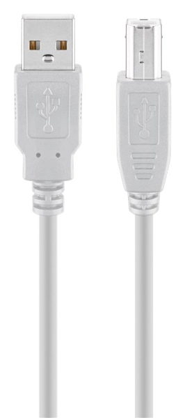 ΚΑΛΩΔΙΟ USB 2.0 A/B  ΕΚΤΥΠΩΤΗ 1.8Μ GOOBAY  68712 ΓΚΡΙ