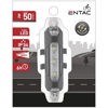 ΦΩΣ ΠΟΔΗΛΑΤΟΥ ENTAC ΛΕΥΚΟ ΠΛΑΣΤΙΚΟ 2W 50 LUMENS 5 LED SMD IP54 6Hours