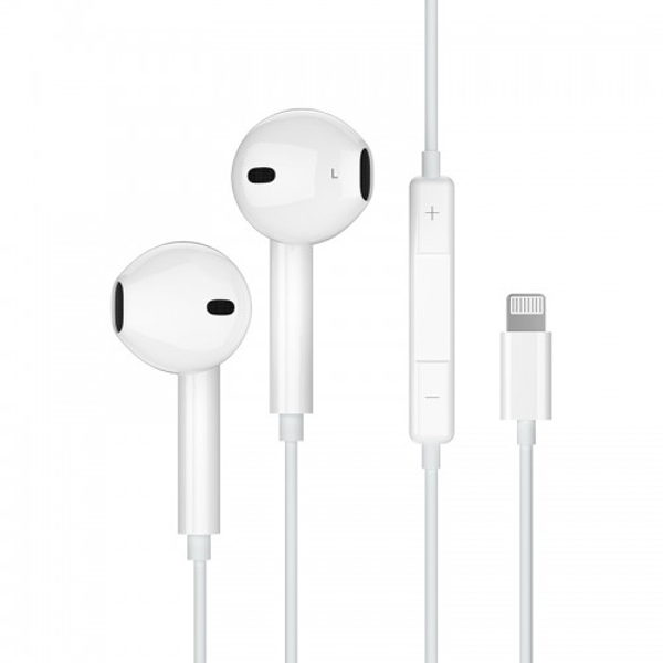 ΑΚΟΥΣΤΙΚΑ ΜΙΝΙ JELLICO EP2A Lightning with microphone 1.2M White
