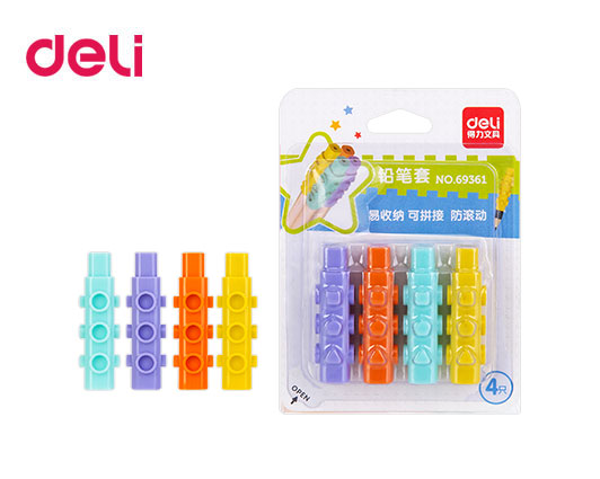 ΚΑΛΛΥΜΑ ΜΟΛΥΒΙΟΥ DELI ΣΕ ΚΑΡΤΕΛΑ 80x11mm ΣΕΤ 4 ΧΡΩΜΑΤΑ Νο69361