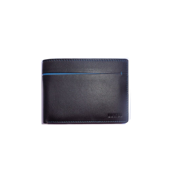 ΠΟΡΤΟΦΟΛΙ ΑΝΔΡΙΚΟ ΓΝΗΣΙΟ ΔΕΡΜΑ LUXUS 8334 13X1.5X9.50cm  ΜΑΥΡΟ