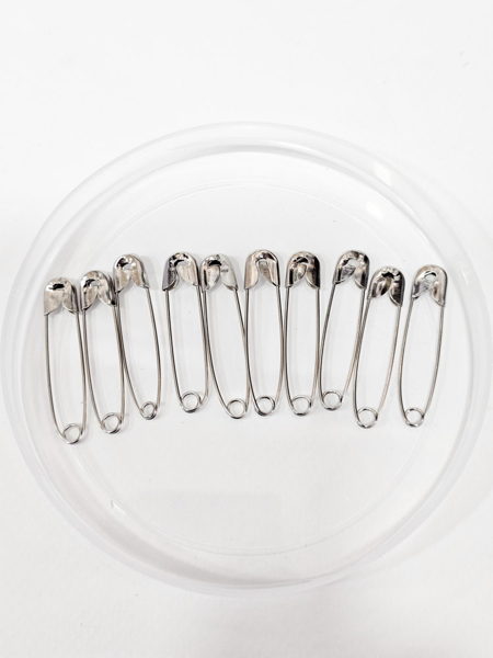 ΠΑΡΑΜΑΝΕΣ ΜΕΤΑΛΛΙΚΕΣ 3.8cm SET 10ΤΕΜ DL2304