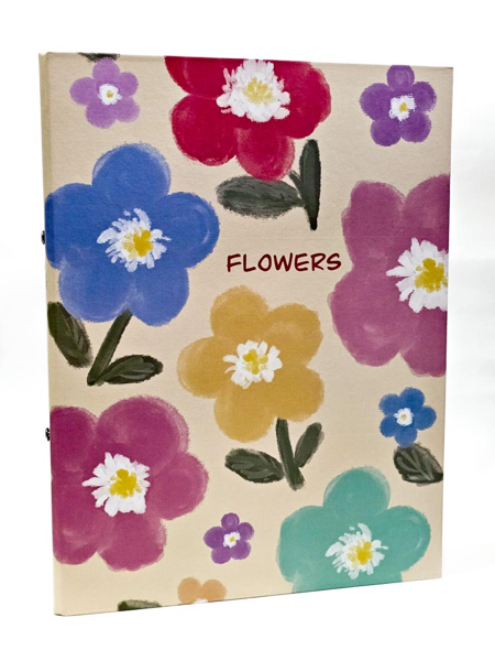 ΚΛΑΣΕΡ ΧΑΡΤΙΝΟ Α4 4X24X32cm 2 ΚΡΙΚΟΙ FLOWERS 0.72.116