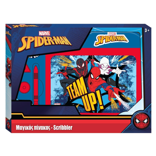 ΜΑΓΙΚΟΣ ΠΙΝΑΚΑΣ ΓΡΑΨΕ ΣΒΗΣΕ SPIDERMAN 38X28X3CM