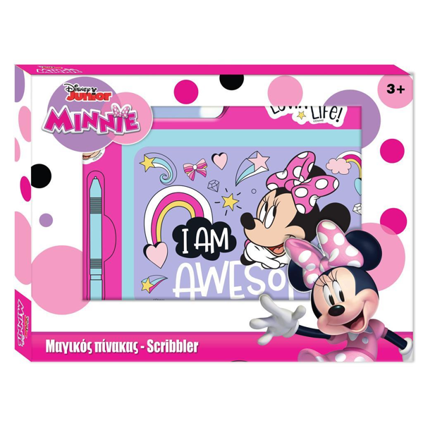 ΜΑΓΙΚΟΣ ΠΙΝΑΚΑΣ ΓΡΑΨΕ ΣΒΗΣΕ MINNIE  38X28X3CM