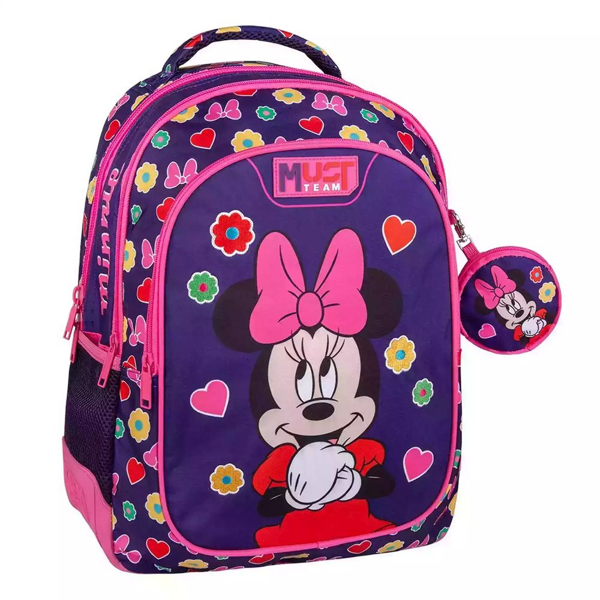 ΤΣΑΝΤΑ ΠΛΑΤΗΣ ΔΗΜΟΤΙΚΟΥ MUST TEAM MINNIE CUTTIE 3 ΘΗΚΕΣ  32Χ43Χ18cm 000564835