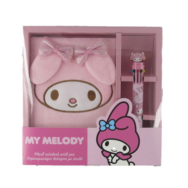ΣΗΜΕΙΩΜΑΤΑΡΙΟ ΛΟΥΤΡΙΝΟ ΜΕ ΣΤΥΛΟ ΣΕΤ ΔΩΡΟΥ MY MELODY 000490137