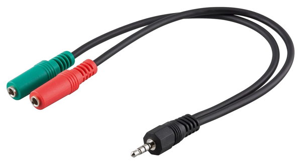 ΚΑΛΩΔΙΟ AUDIO GOOBAY 3.5mm 63832, 4 pin stereo, copper, 3m, μαύρο