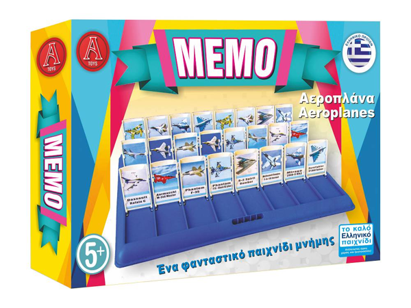 ΕΚΠΑΙΔΕΥΤΙΚΟ ΠΑΙΧΝΙΔΙ ΜΕΜΟ ΑΕΡΟΠΛΑΝΑ ARGY TOYS 0805