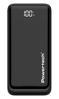 POWERBANK POWERTECH PT-1327 με οθόνη, 20000mAh, 22.5W, μαύρο