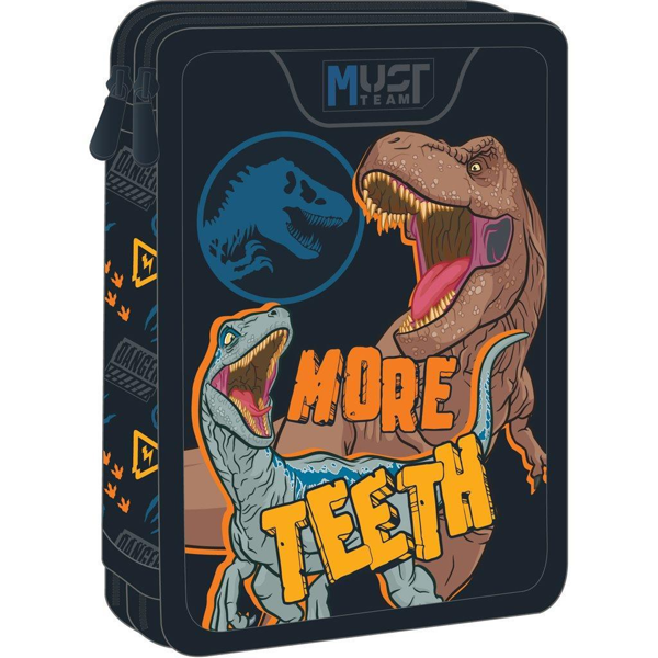 ΚΑΣΕΤΙΝΑ ΔΙΠΛΗ ΓΕΜΑΤΗ MUST 15X5X21 JURASSIC MORE TEETH 000572012