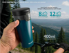 ΘΕΡΜΟΣ BRUNO BRN-0072, με κλείδωμα, anti-slip, 400ml, μπλε