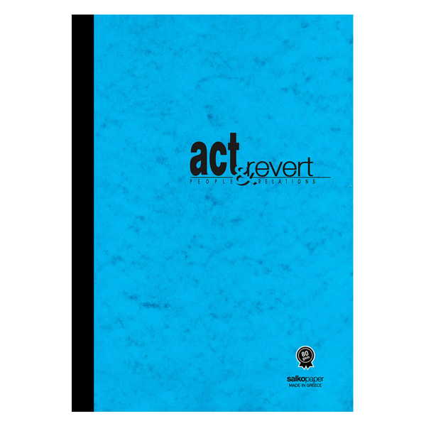 ΤΕΤΡΑΔΙΟ ΚΟΛΛΗΤΟ ACT & REVERT FLEX BOOK 360ο 17Χ25ΕΚ 2 ΘΕΜΑΤΑ