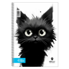 ΤΕΤΡΑΔΙΟ ΣΠΙΡΑΛ MONO SALKO KITTIE 17X25 60Φ ΘΕΜΑΤΑ 2 5802